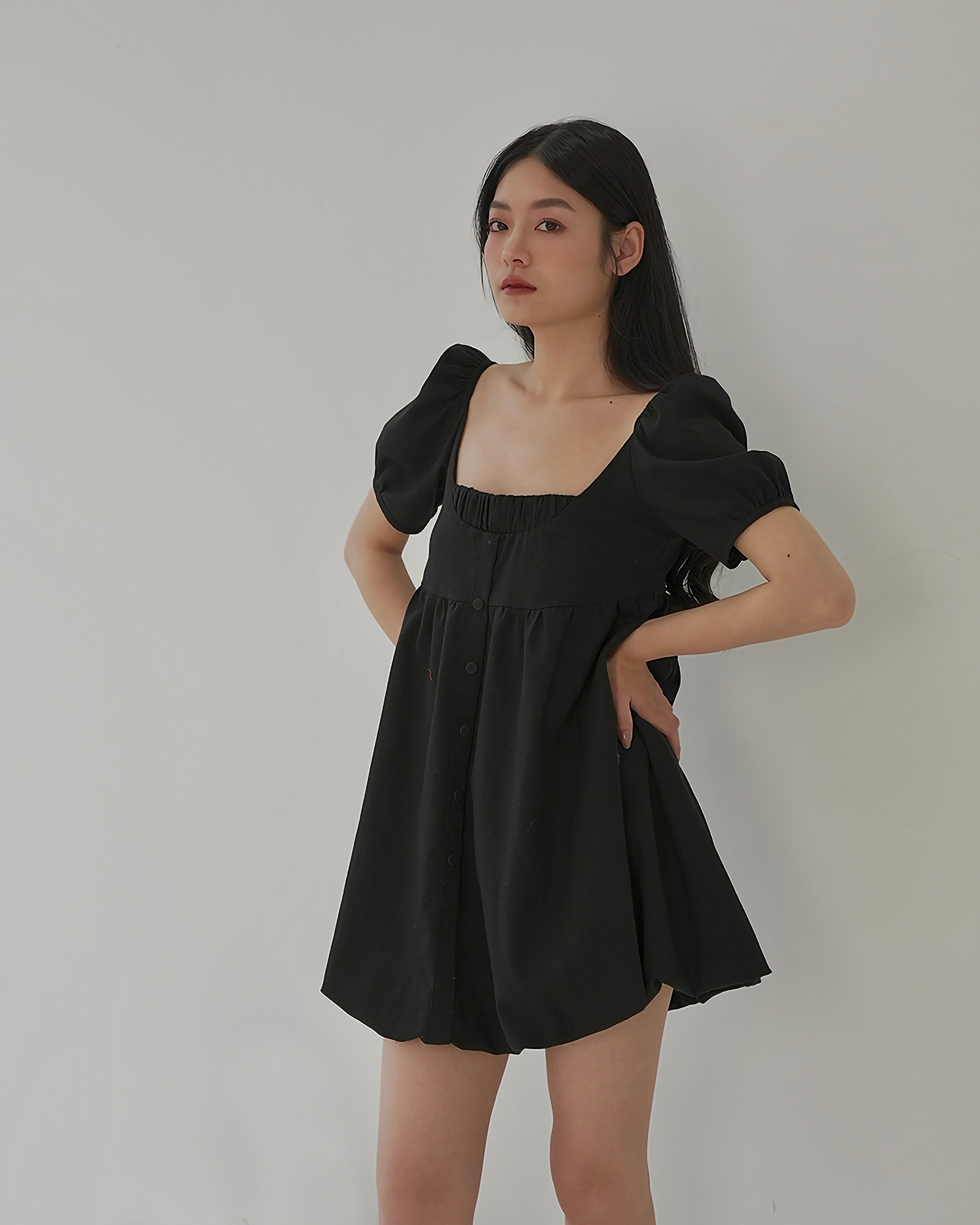 cami mini dress in black majorelle Cami Mini Dress