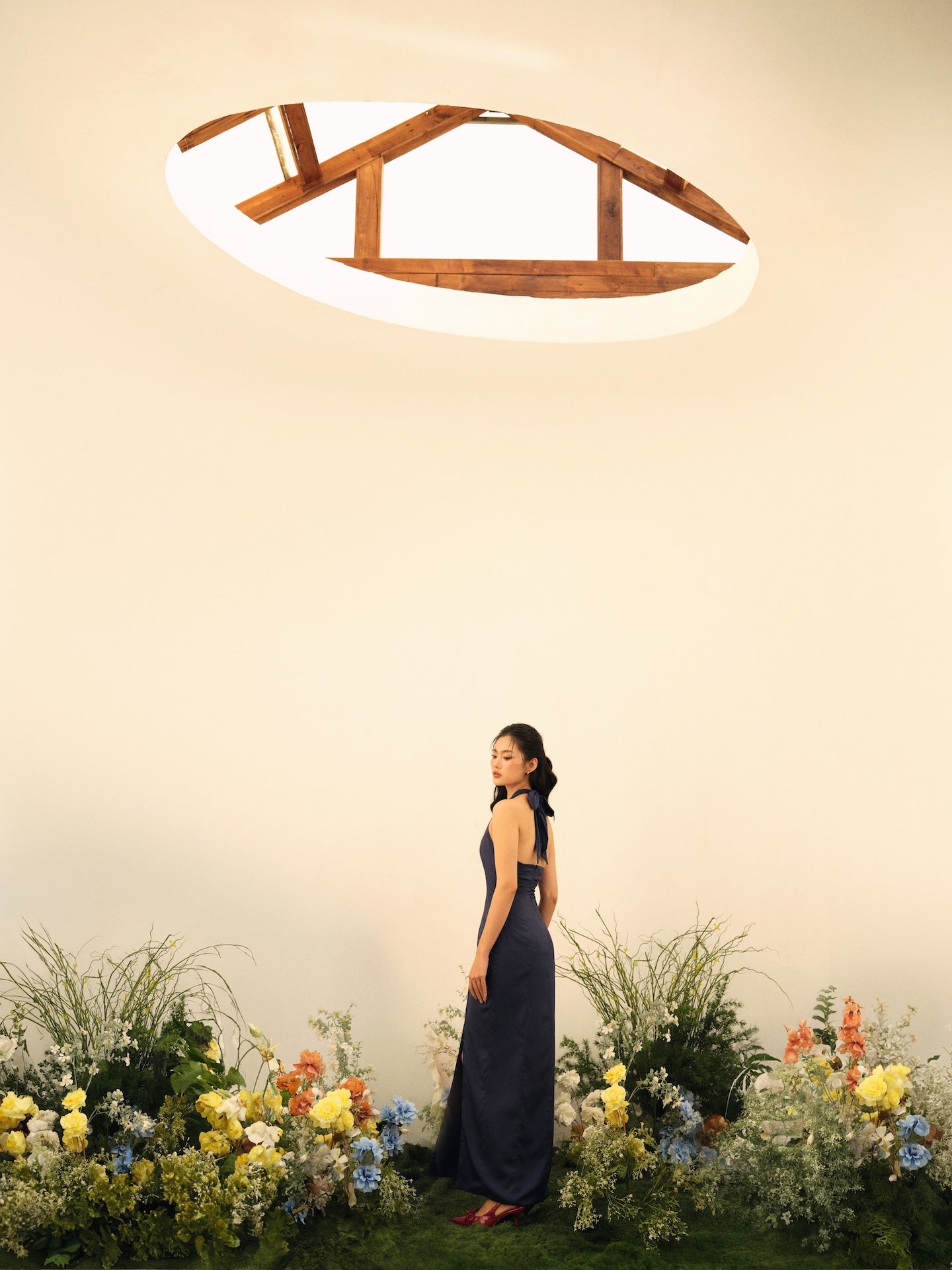 Irene Dress - Navy