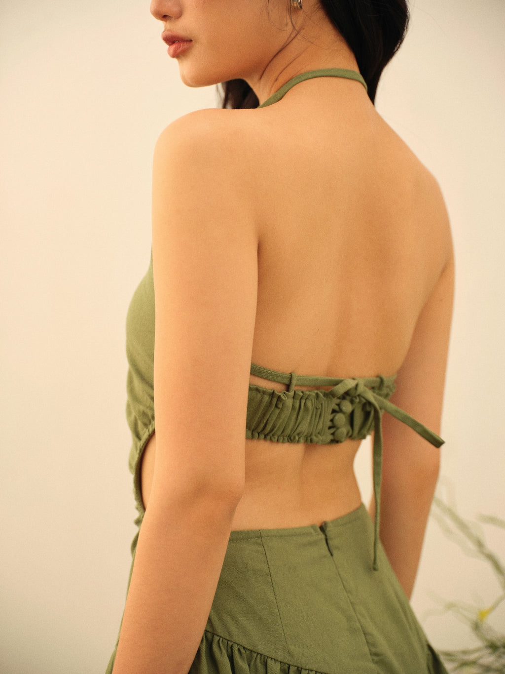 Brie Mini Dress - Green
