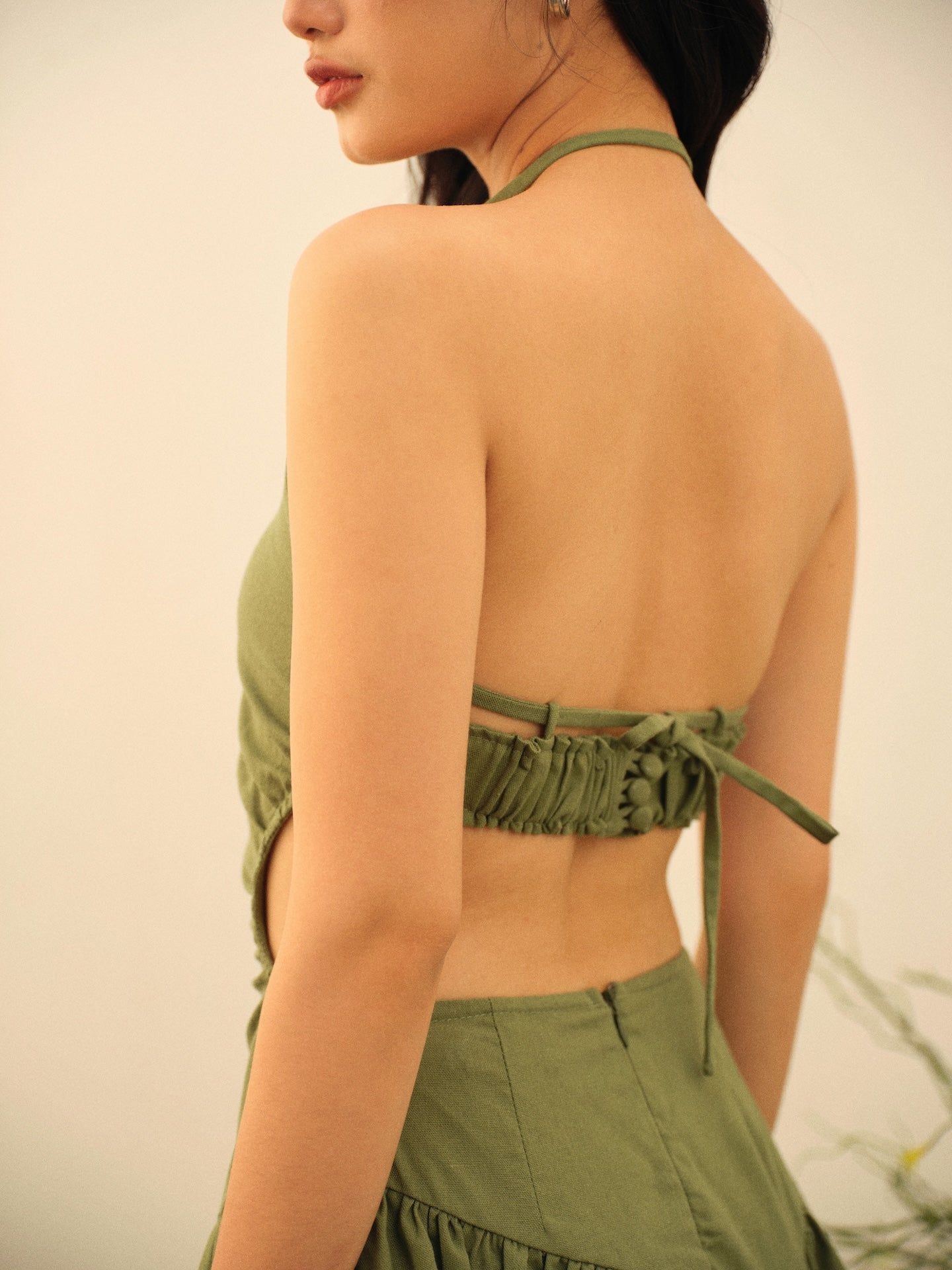 Brie Mini Dress - Green