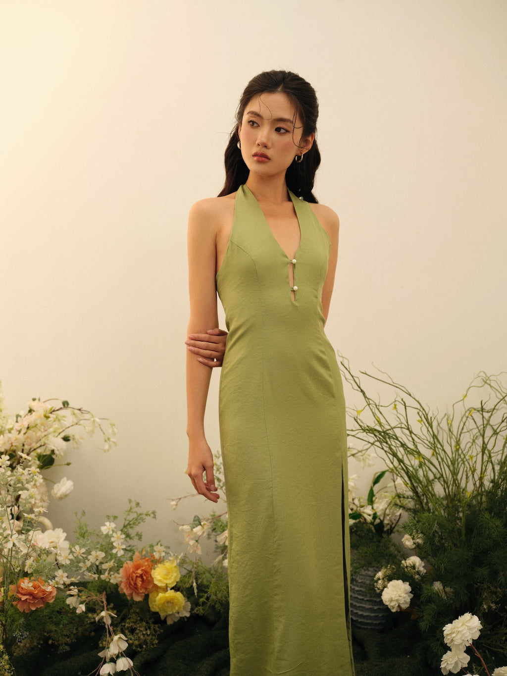 Irene Dress - Green