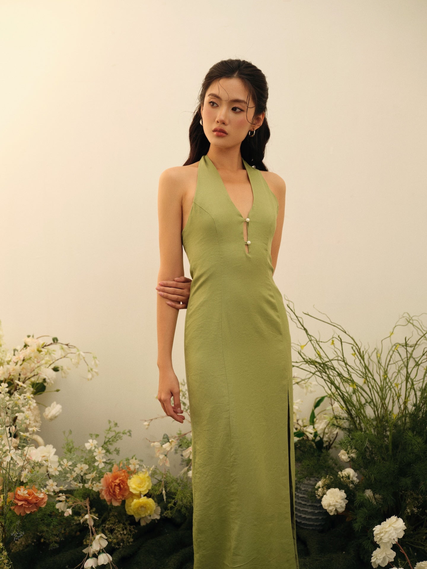 Irene Dress - Green