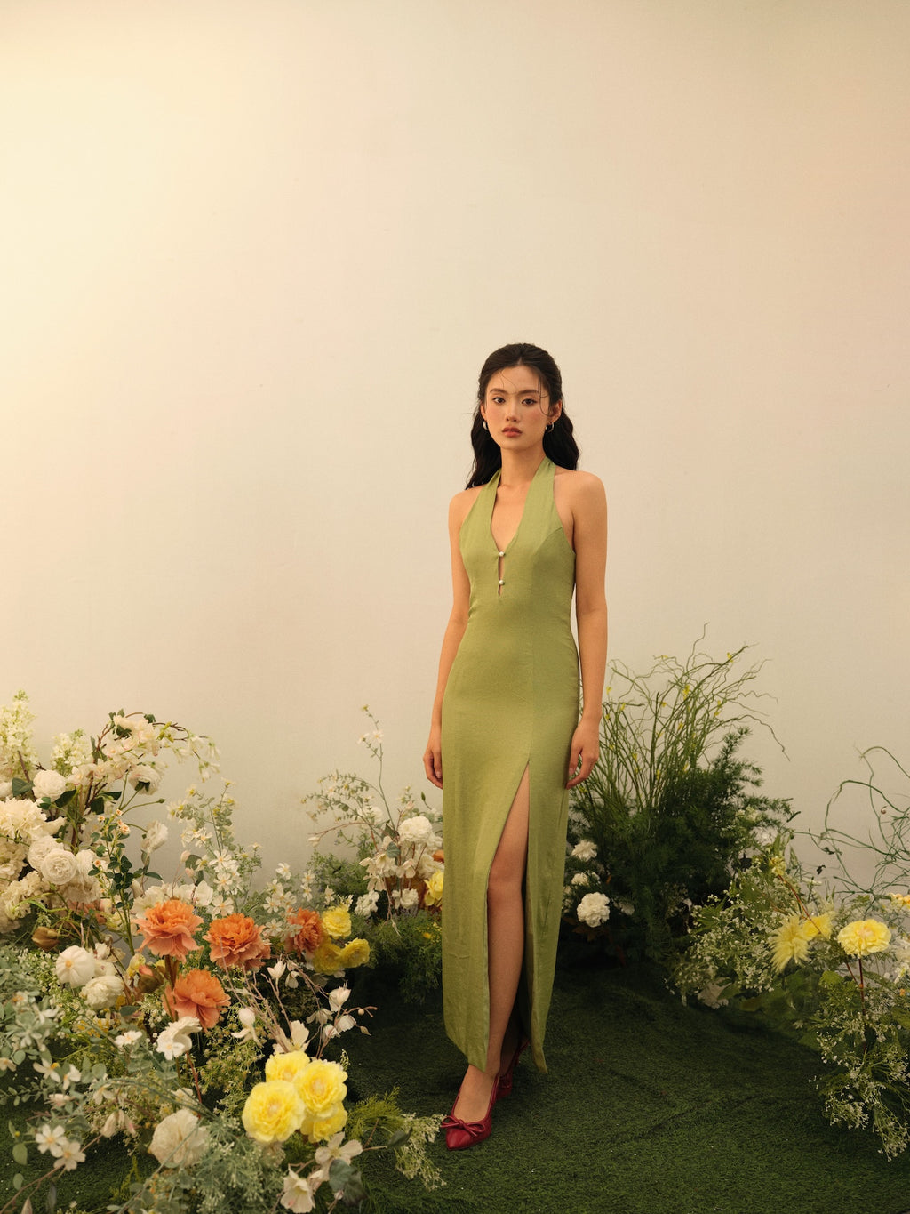 Irene Dress - Green