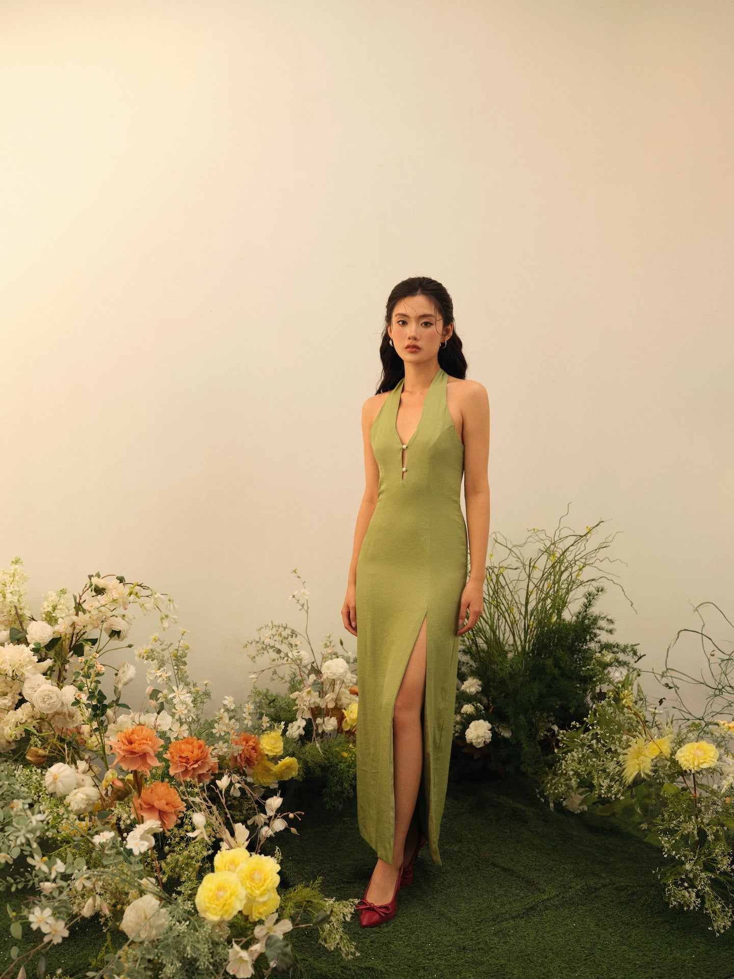 Irene Dress - Green